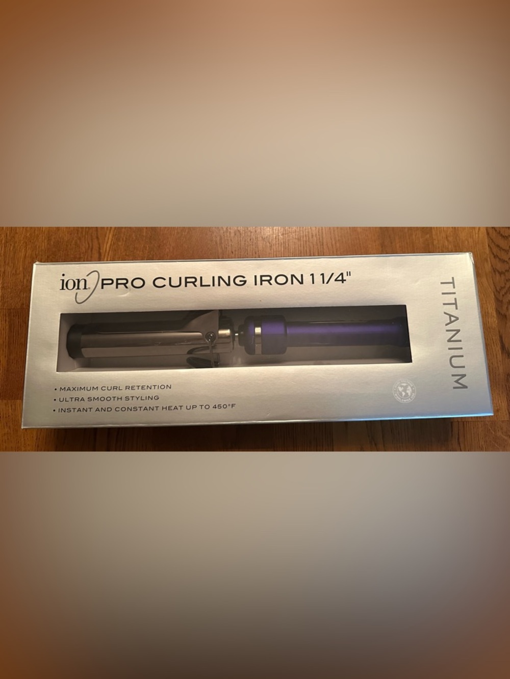Ion Pro 1¼" Titanium Curling Iron